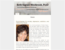 Tablet Screenshot of bethwestbrook.com